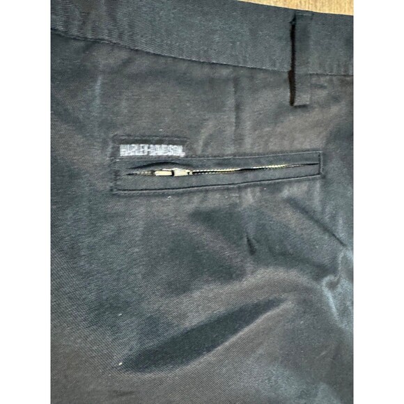 HARLEY DAVIDSON Black Cotton & Nylon Motorcycle Riding Pants Women’s Size 14 - Picture 4 of 7